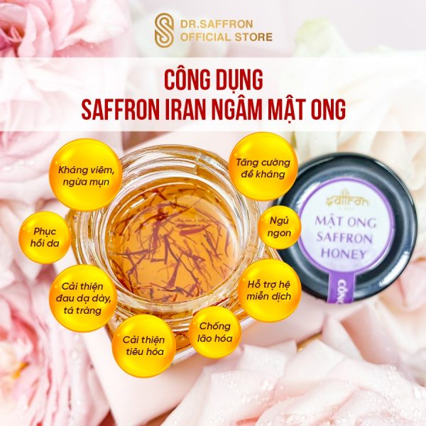 [Loại 1] Saffron Iran ngâm mật ong chính hãng 65gr