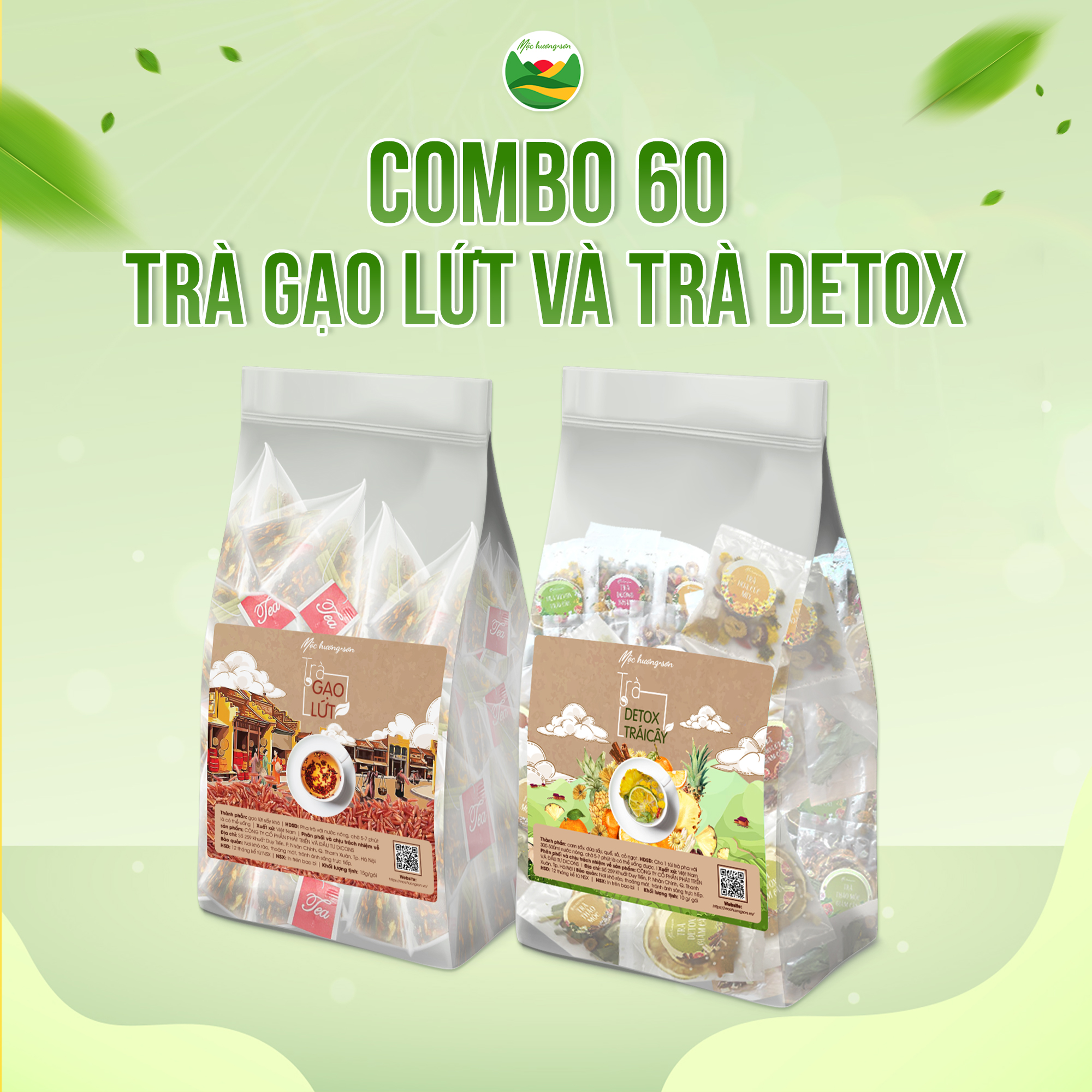 trà gạo lứt và detox