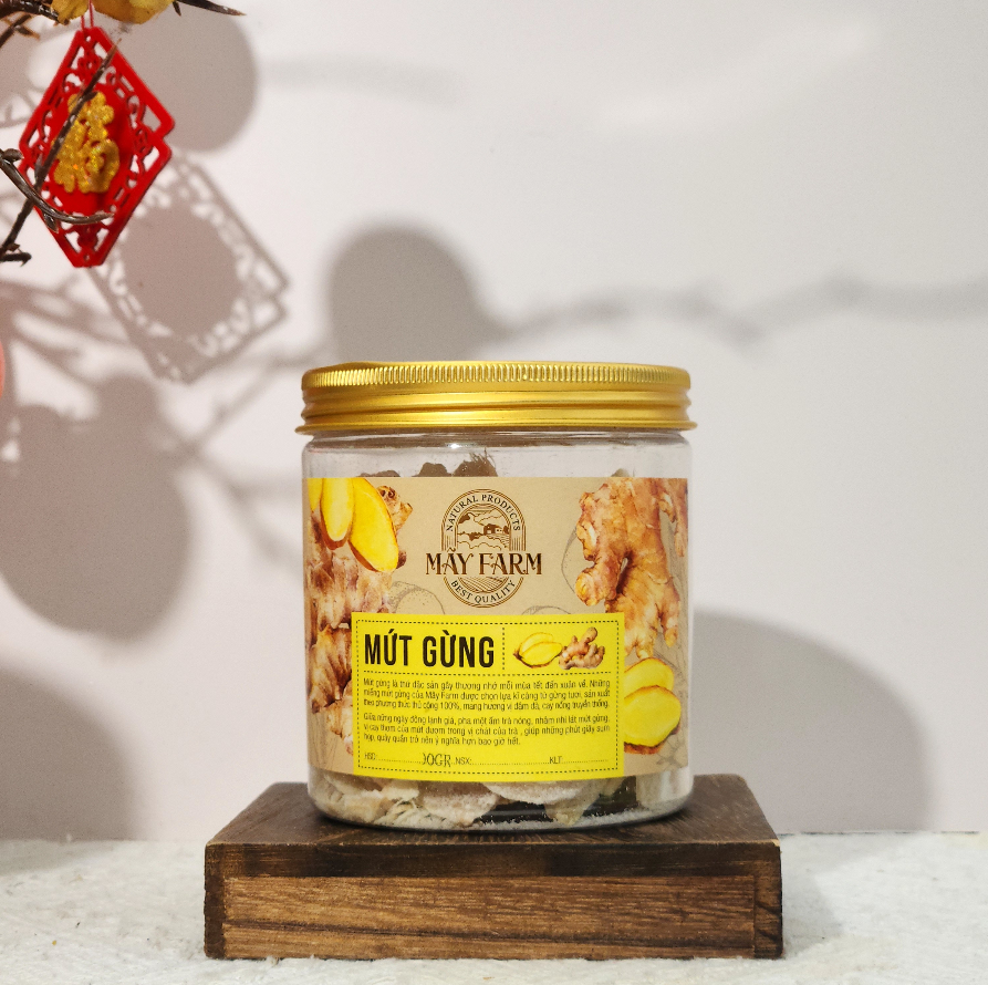 mứt gừng hộpp