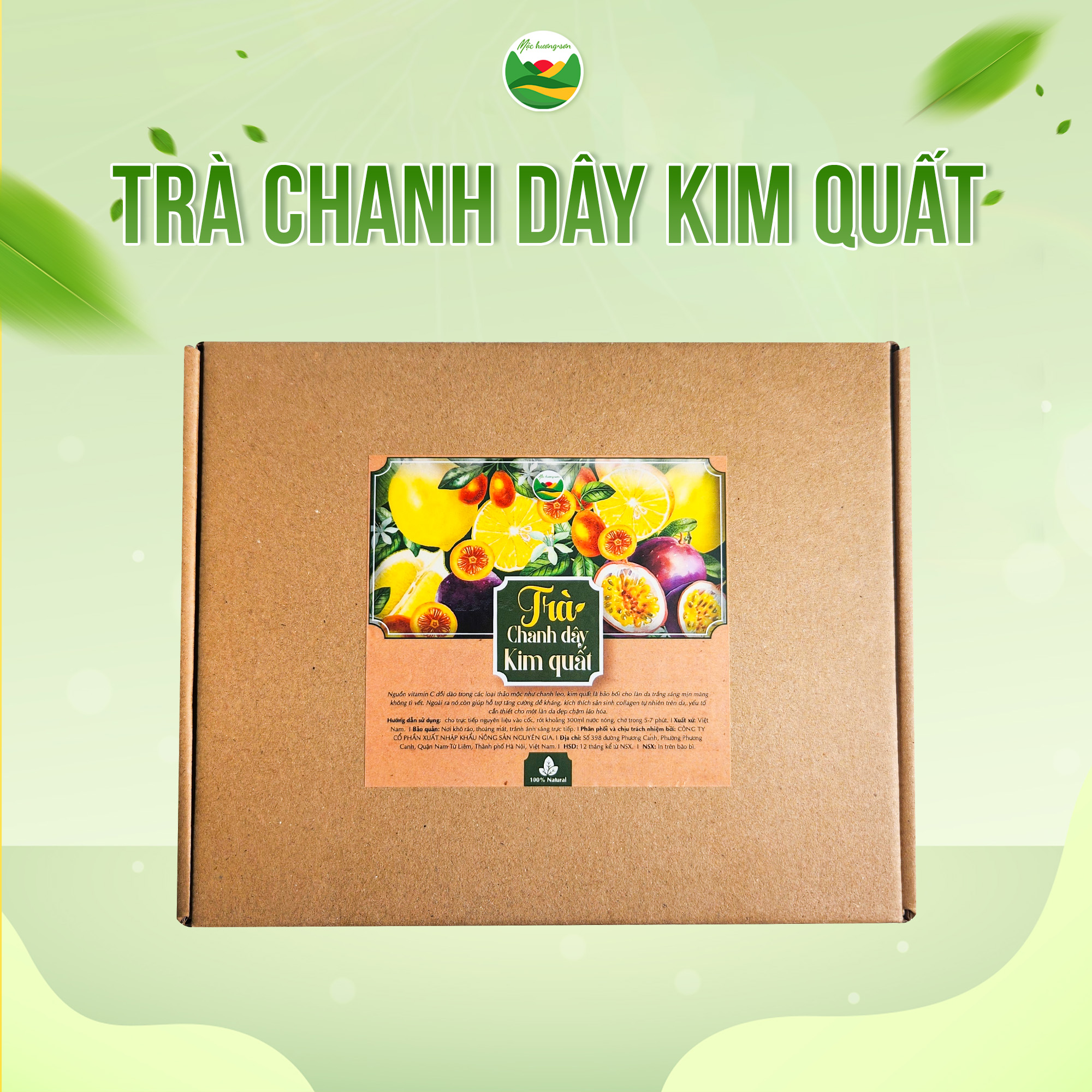 trà chanh leo kim quất