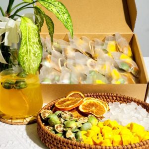 trà chanh dây kim quất xịn