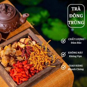cách dùng Trà đông trùng tứ vị mộc hương sơn