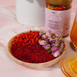 mật ong saffron kỳ tử hoa hồng 2