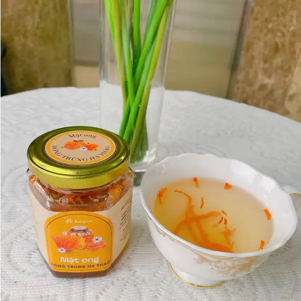 Mật Ong Ngâm Đông Trùng Mộc Hương Sơn 1 Mật Ong Ngâm Đông Trùng Mộc Hương Sơn