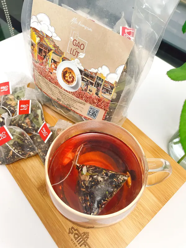 combo trà cà gai leo và trà gạo lứt