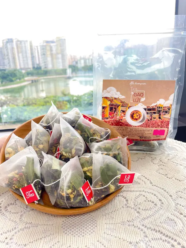 combo trà lạc tiên trà gạo lứt