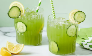 Nước Detox Giảm Cân Từ Chanh Và Dưa Leo