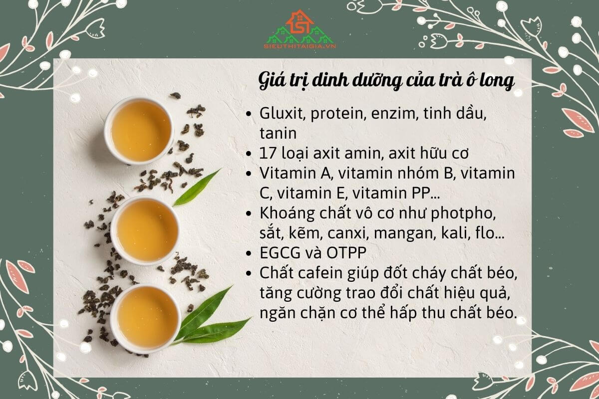 Trà Ô Long Có Tác Dụng Gì